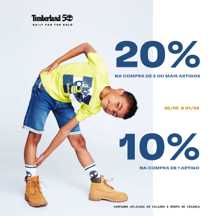 Promoção Timberland: Aventura e Estilo no Dia da Criança!