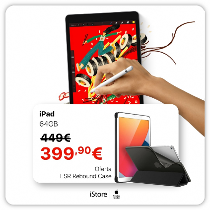 iPad 64GB A 399,90€