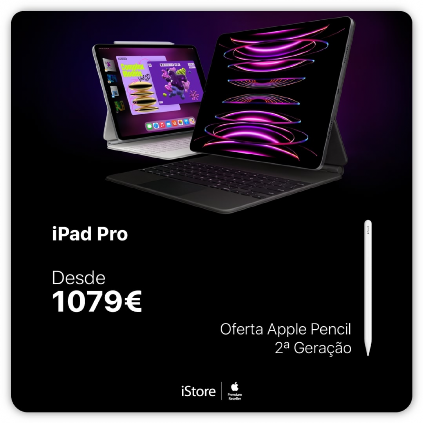 iPad Pro desde 1079€ + Oferta Apple Pencil 2º geração