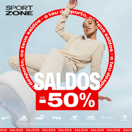 Saldos Sport Zone até -50%